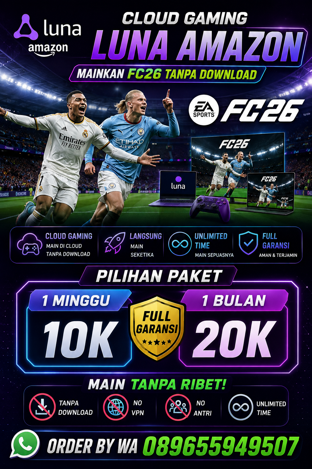 Promo Luna Amazon Cloud Gaming DK Cloud Store